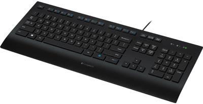 Logitech kablovska tipkovnica K280e crna USB