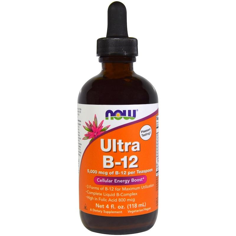 Now Foods, Ultra B-12, 5000 mcg, 118 ml