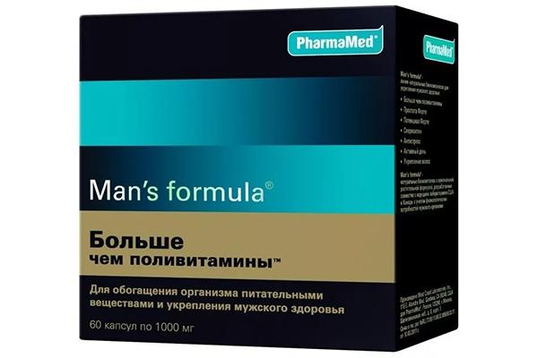 Muška formula Više od multivitamina