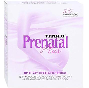 Kartica Vitrum Prenatal Plus. p / o zarobljeništvo. Broj 100